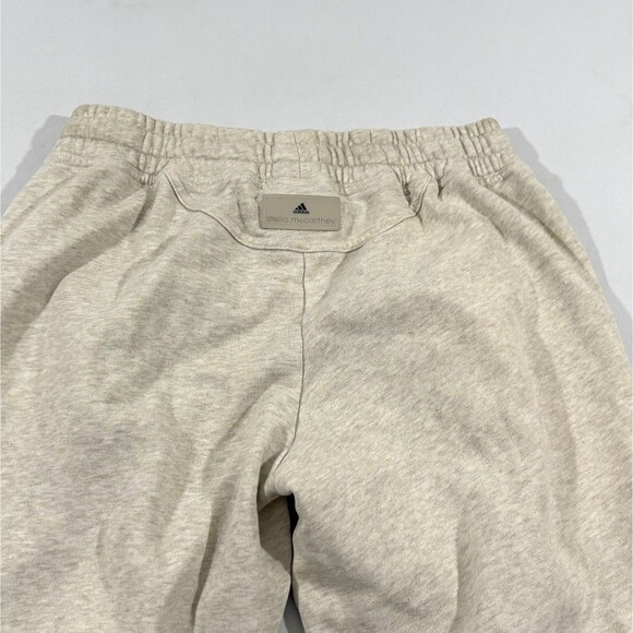 Adidas Stella McCartney Pants Womens Gray Fleece Crop Sweatpants Gym Casual Sz S - Picture 10 of 10